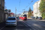 Wien Wiener Linien SL 49 (E1 4542 (Bombardier-Rotax 1975)) XIV, Penzing, Hütteldorf, Linzer Straße am 16.