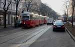 Wien Wiener Linien SL 49 (E1 4542 + c4 1363 (Bombardier-Rotax 1975 bzw.