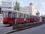 Wien Wiener Linien SL 5 (c4 1307 + E1) IX, Alsergrund, Alserbachstraße / Julius-Tandler-Platz (Hst.