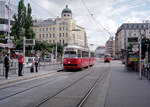 Wien Wiener Linien SL 33 (E1 4773) IX, Alsergrund, Alserbachstraße / Julius-Tandler-Platz (Hst. Franz-Josefs-Bahnhof) am 4. August 2010. - Scan eines Farbnegativs. Film: Fuji S-200. Kamera: Leica CL.