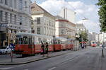 Wien Wiener Linien SL 5 (c6 1306 + E1 4792) IX, Alsergrund, Spitalgasse (Hst.