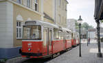 Wien Wiener Linien SL 38 (c5 1415 + E2 4015) XIX, Döbling, Grinzing (Endhaltestelle) am 5.