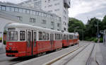 Wien Wiener Linien SL 2 (c4 1200 + E1 4729) XVI, Ottakring, Ottakringer Straße / Erdbrustgasse am 5. August 2010. - Scan eines Farbnegativs. Film: Kodak FB 200-7. Kamera: Leica C2.