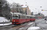 Wien

E1 4554 + c4 1365 als Linie 49 in Baumgarten, 20.02.2018. 