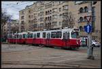 Triebwagen 4056, Linie 18, Kreuzung Margaretengürtel - Siebenbrunnengasse am 14.03.2018.