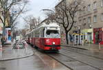 Wien Wiener Linien SL 25 (E1 4791 + c4 1328) XXI, Floridsdorf, Schloßhofer Straße / Rechte Nordbahngasse am 16. März 2018. 