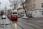 Wien Wiener Linien SL 26 (E1 4784) XXI, Floridsdorf, Schloßhofer Straße / Fahrbachgasse am 16. März 2018.