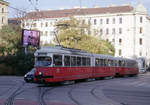 Wien Wiener Linien SL 49 (E1 4731 + c3 1219) VII, Neubau, Urban-Loritz-Platz / Neubaugürtel am 20. Oktober 2010.