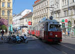 Wien Wiener Linien SL 49 (E1 4558 + c4 1360) VII, Neubau, Siebensternplatz am 19.