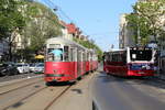 Wien Wiener Linien SL 49 (c4 1357 + E1 4549) XV, Rudolfsheim-Fünfhaus, Hütteldorfer Straße am 19.