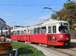 Wien Wiener Linien SL 30 (E1 4791 (SGP 1972)) XXI, Floridsdorf, Stammersdorf, Bahnhofplatz am 24.