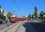 Wien Wiener Linien SL 49: Betriebsfahrt zum Straßenbahnbetriebshof Rudolfsheim am Morgen des 31.