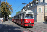 Wien Wiener Linien SL 49 (E1 4536 (Bombardier-Rotax 1974)) XIV, Penzing, Oberbaumgarten, Hütteldorfer Straße / Hochsatzengasse am 31.