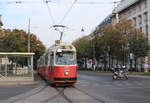 Wien Wiener Linien SL 71 (E2 4088 (SGP 1989)) I, Innere Stadt, Schottenring / Schottengasse am Nachmittag des 18.