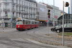 Wien Wiener Linien SL 60 (E2 4044 (SGP 1980) + c5 1444 (Bombardier-Rotax 1979)) XV, Rudolfsheim-Fünfhaus, Fünfhaus, Mariahilfer Straße / Neubaugürtel am 17.