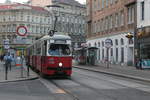 Wien Wiener Linien SL 5 (E1 4538 + c4 1337) XX, Brigittenau, Rauscherstraße / Bäuerlegasse (Hst.