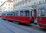 Wien Wiener Linien SL 49 (E1 4552 + c4 1336) XV, Rudolfsheim-Fünfhaus, Fünfhaus, Märzstraße / Benedikt-Schellinger-Gasse am 16.