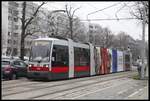 Triebwagen 752,Linie D,Heiligenstädterstraße am 13.12.2018.