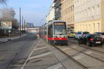 Wien Wiener Linien SL 6 (B1 766) X, Favoriten, Absberggasse am 10. Feber / Februar 2019.