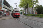 Wien Wiener Linien SL 26 (E1 4855 (SGP 1976) + c4 13**) XXI, Floridsdorf, Donaufelder Straße / Carminweg (Hst. Carminweg) am 9. Mai 2019.