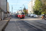 Wien Wiener Linien SL 49 (E1 4542 + c4 1360 (Bombardier-Rotax 1975 bzw. 1976)) XIV, Penzing, Hütteldorf, Linzer Straße am 18. Oktober 2019.