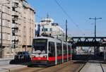 ULF B1 736 als Linie 31 bei der Einfahrt in die Haltestelle Bünner Straße - S-Bahn. (13.02.2021)