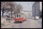 Wien Wiener Stadtwerke-Verkehrsbetriebe SL 5 (M 4123 (Simmeringer Waggonfabrik 1929)) VI, Mariahilf, Mariahilfer Gürtel am 1. September 1969. - Scan eines Diapositivs. Film: Kodak Ektachrome.