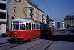 Wien Wiener Stadtwerke-Verkehrsbetriebe (WVB) SL 132 (F 741 (SGP 1964)) XXI, Floridsdorf, Matthäus-Jiszda-Straße am 30.