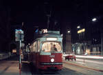 Wien Wiener Stadtwerke-Verkehrsbetriebe (WVB) SL 36 (E1 4652 (SGP 1967)) I, Innere Stadt,  Wipplingerstraße / Börse am 17. Juni 1971. - Scan eine Diapositivs. Film: Agfa CT 18. Kamera: Minolta SRT-101.