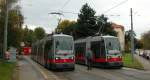 Wien Wiener Linien SL 58 (A1 91 / A1 90) XIII, Hietzing, Unter-St.-Veit, Hummelgasse (Endstation) am 20. Oktober 2010.