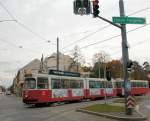 Wien Wiener Linien SL 62 (E2 4046 (SGP 1980-81) XIII, Hietzing, Speising, Hermesstraße / Lainzer Straße am 20. Oktober 2010.