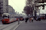 Wien Wiener Stadtwerke-Verkehrsbetriebe (WVB) SL B (E1 4493 (Lohnerwerke 1969)) I, Innere Stadt, Franz-Josefs-Kai / Schottenring am 18.