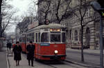 Wien Wiener Stadtwerke-Verkehrsbetriebe (WVB) SL D/ (L4 551 (SGP 1961)) I, Innere Stadt, Schottenring / Börse am 26.