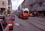 Wien Wiener Linien SL N (E1 4653 (SGP 1967)) II, Leopoldstadt, Taborstraße / Große Stadtgutgasse am 18. März 2000. - Scan eines Diapositivs. Film: Kodak Ektachrome ED3. Kamera: Leica CL.