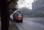 Wien Wiener Stadtwerke (WVB) SL 46Z (M 4040 (Simmeringer Waggonfabrik 1928)) I, Innere Stadt, Dr.-Karl-Renner-Ring / Bellariastraße am 1. November 1975. - Scan eines Diapositivs. Kamera: Minolta SRT-101.