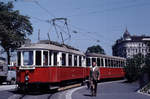 Wien Wiener Stadtwerke-Verkehrsbetriebe (WVB) SL 5 (M1 4151 (Simmeringer Waggonfabrik 1930)) VI, Mariahilf, Mariahilfer Gürtel / Matrosengasse am 15. Juni 1971. - Scan eines Diapositivs. Kamera: Minolta SRT-101.