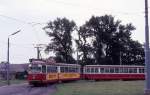 Wien Wiener Stadtwerke-Verkehrsbetriebe (WVB) SL A (E1 4479 (Lohnerwerke 1968)) II, Leopoldstadt, Stadlauer Brücke am 17.