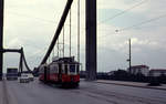 Wien Wiener Stadtwerke-Verkehrsbetriebe (WVB) SL 25 (M 4019 (Grazer Waggonfabrik 1927)) Reichsbrücke am 19.