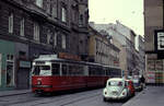 Wien Wiener Stadtwerke-Verkehrsbetriebe (WVB) SL 49 (E1 4670) VII, Neubau, Siebensterngasse am 21.