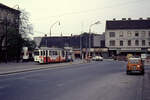 Wien Wiener Stadtwerke-Verkehrsbetriebe (WVB) SL O (E1 4738 (SGP 1971)) X, Favoriten, Columbusplatz am 2.