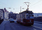 Wien Wiener Stadtwerke-Verkehrsbetriebe (WVB) SL O (E1 4802 (SGP 1973)) III, Landstraße, Hintere Zollamtsstraße am 2. Mai 1976. - Scan eines Diapositivs. Kamera: Leica CL.