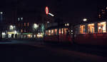 Wien Wiener Stadtwerke-Verkehrsbetriebe (WVB) SL A (M + m) II, Praterstern / Praterstraße am 2. November 1976. - Scan eines Diapositivs. Film: Kodak Ektachrome. Kamere: Leica CL.