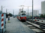 Wien Wiener Stadtwerke-Verkehrsbetriebe (WVB) SL 25 (E1 4788 (SGP 1972)) XXI, Floridsdorf, Leopoldau, Kürschnergasse (Endstation) am 31.
