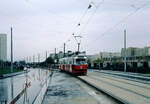 Wien Wiener Stadtwerke-Verkehrsbetriebe (WVB) SL 25 (E1 4746 (SGP 1971)) XXI, Floridsdorf, Kürschnergasse am 31.