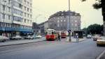 Wien WVB SL 29 (F 729) / SL O (E1 4498) Taborstrasse / Am Tabor im Juli 1977.