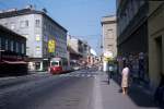 Wien WVB SL 44 (E 4626) Ottakringer Strasse / Haberlgasse im Juli 1977.