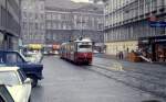 Wien WVB SL B (E1 4865) Aspernbrckengasse im Oktober 1978.