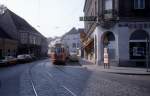 Wien WVB SL D/ (c3 1146) Nussdorf, Greinergasse im Oktober 1978.