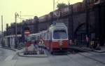 Wien WVB SL 6 (E2 4007) Gumpendorfer Grtel / Stadtbahnhof Gumpendorfer Strasse im Oktober 1978.