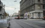 Wien WVB SL O (E1 4776) Troststrasse / Van der Nll-Gasse im Oktober 1979.